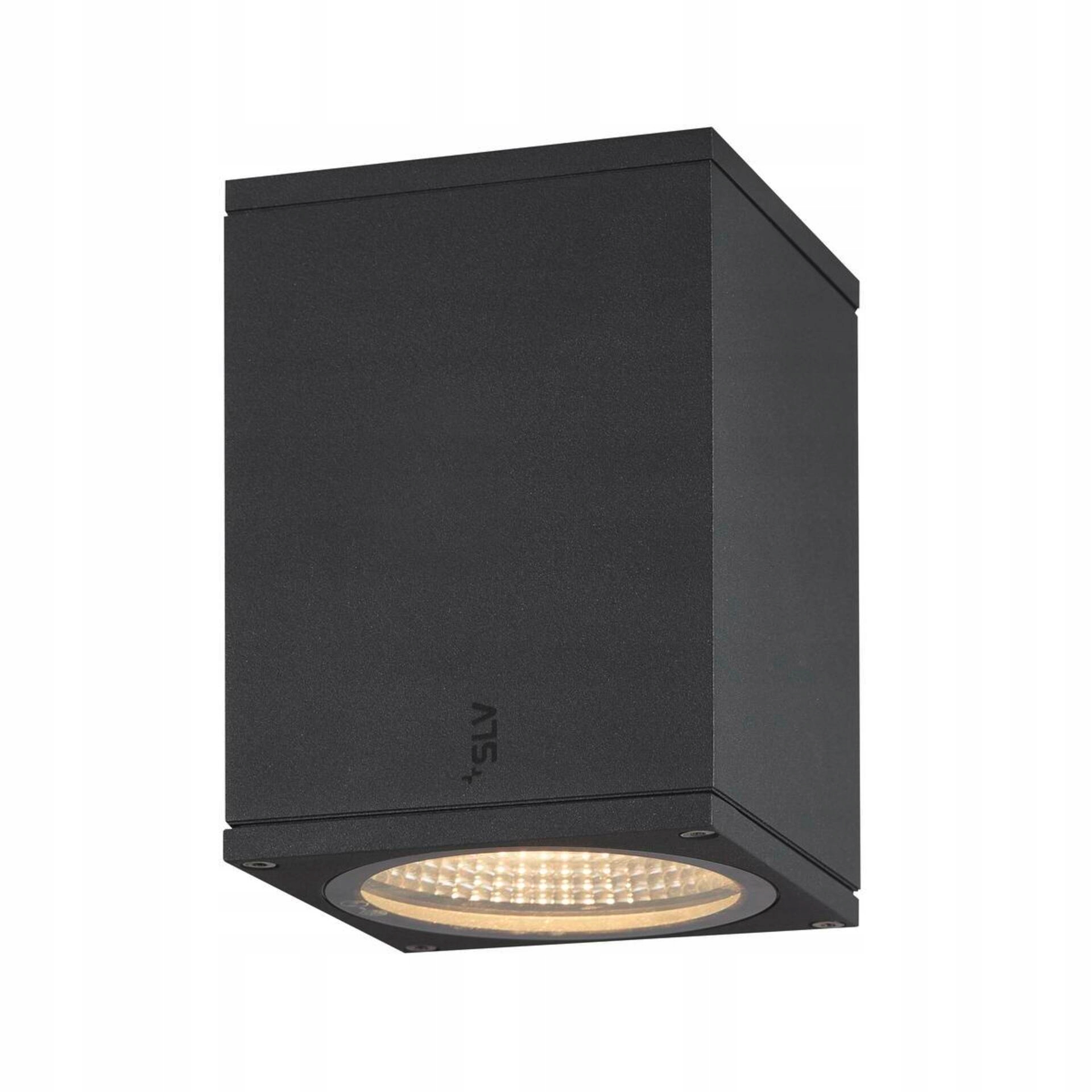 Stropné Led svietidlo Slv Enola Square S Outdoor 9W 610lm IP65 antracit