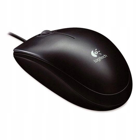 Logitech Mysz Przewodowa B100 Oem Optyczna Do Komputera 1000 Dpi Cza