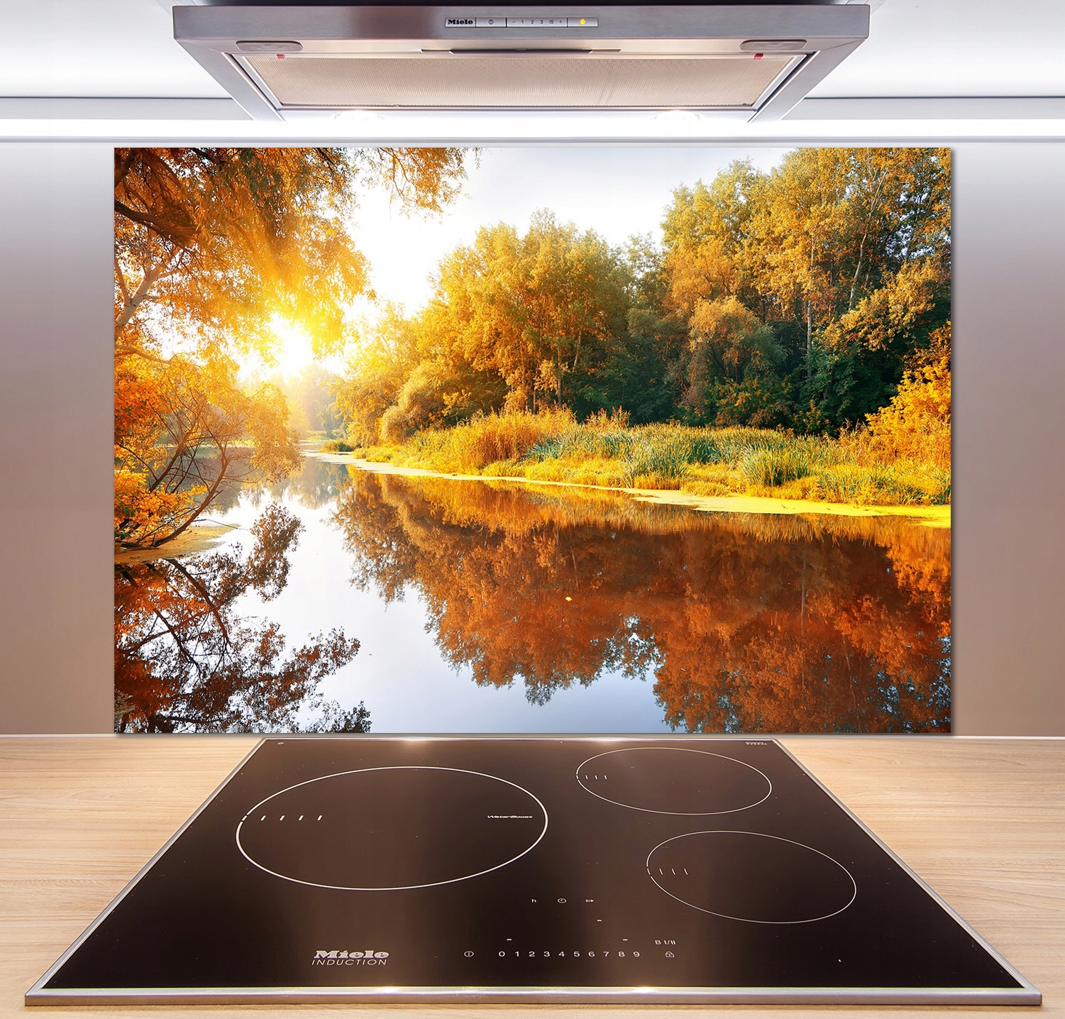 

Panel do kuchni Rzeka jesienią 100x70 cm + Klej