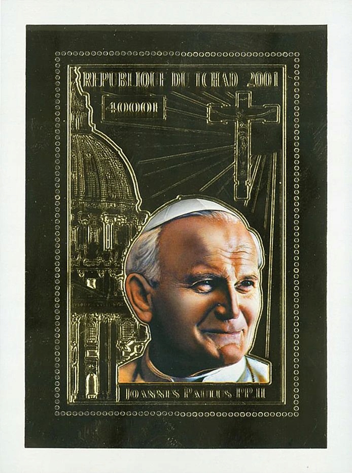 PAPIEŻ JAN PAWEŁ II CZAD 2001 ROK