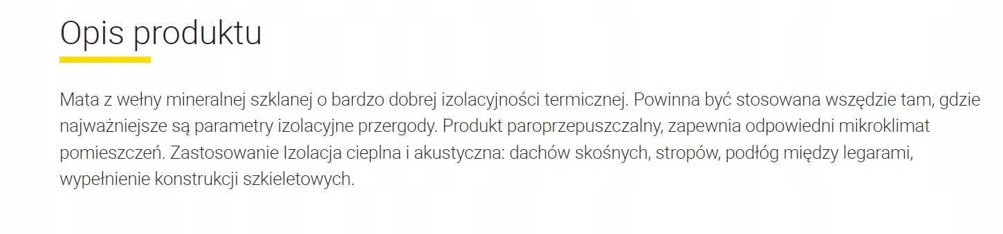 Isover Wełna w Rolce Profit-Mata 0,035 gr 20 cm Marka Isover