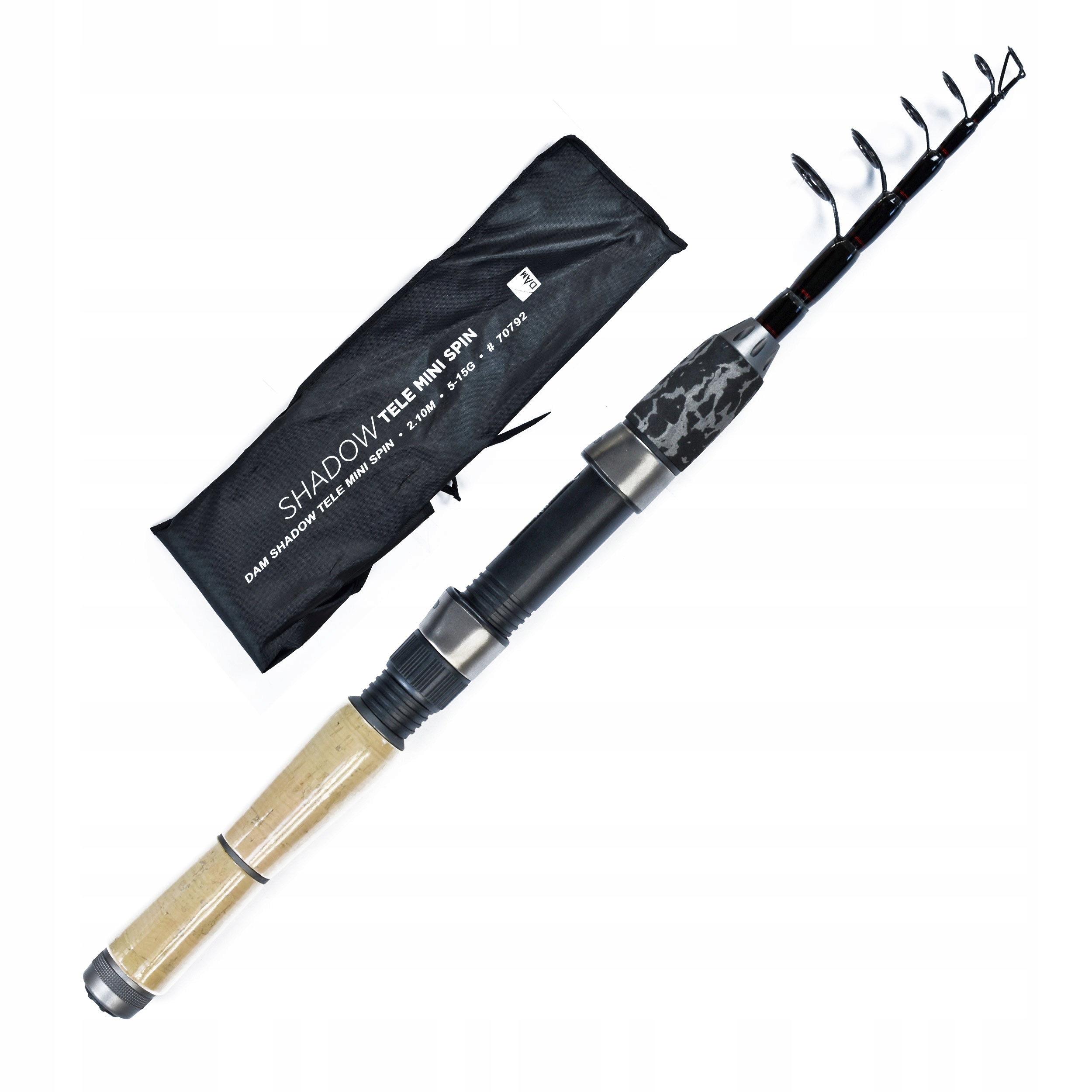 Wędka spinningowa Dam Shadow Tele Mini Spin 2.10m 5-15g