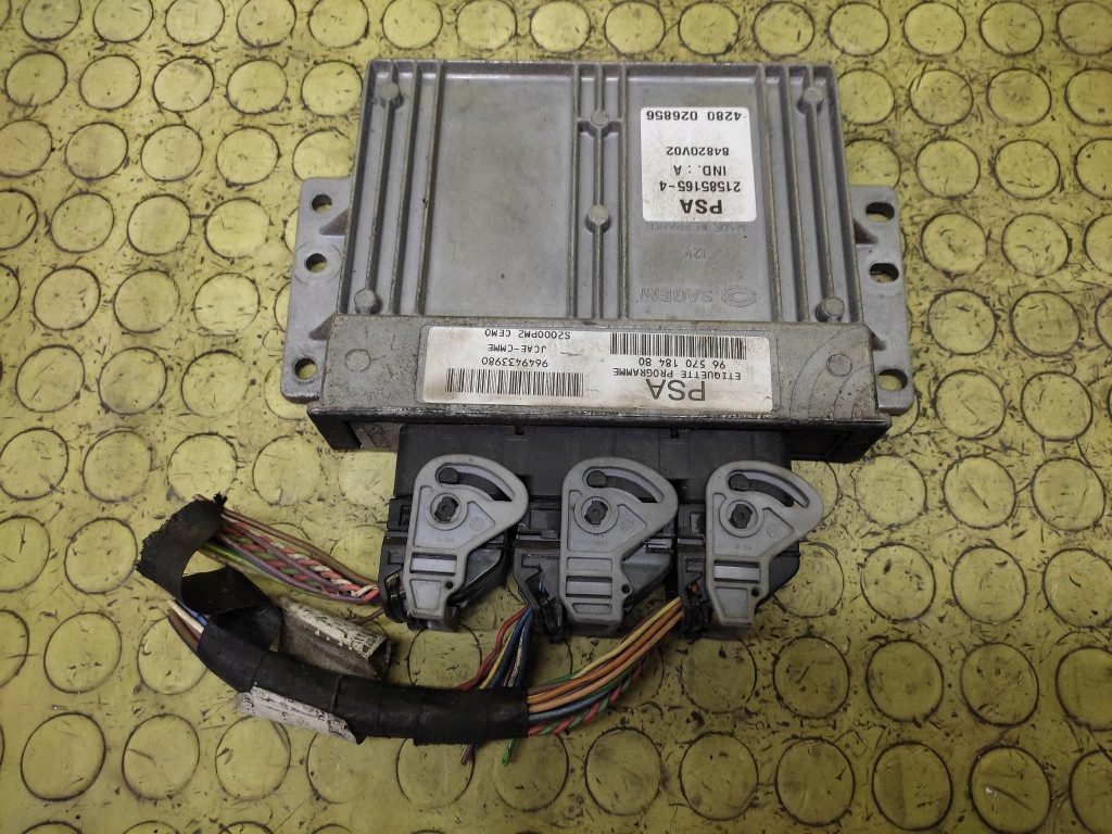 CITROEN C2 1.4 control unit of the engine 9657018480