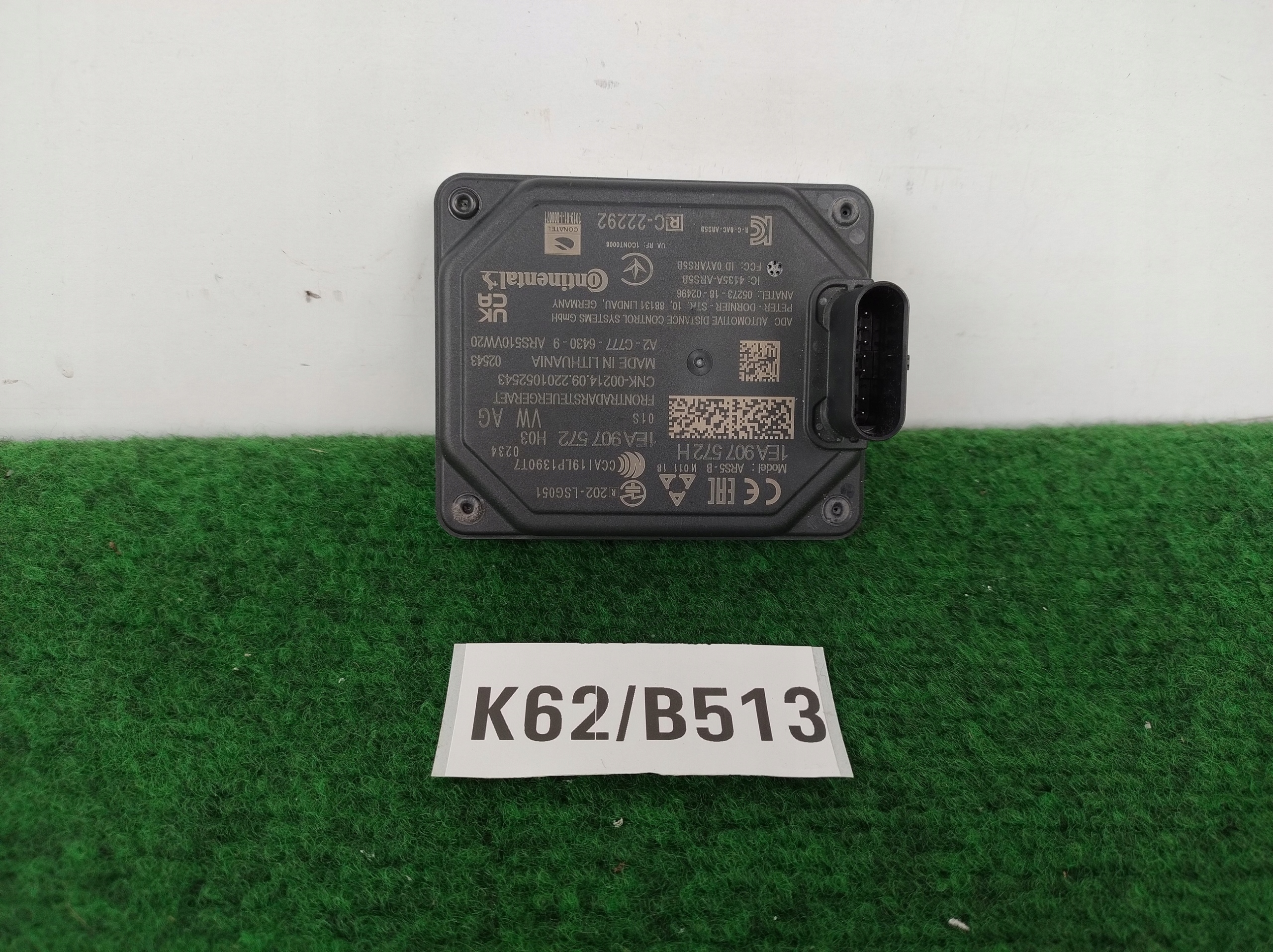 new RADAR DISTRONIC VW ID3 ID4 ID5 SEAT CUPRA BORN SENSOR K62/B513
