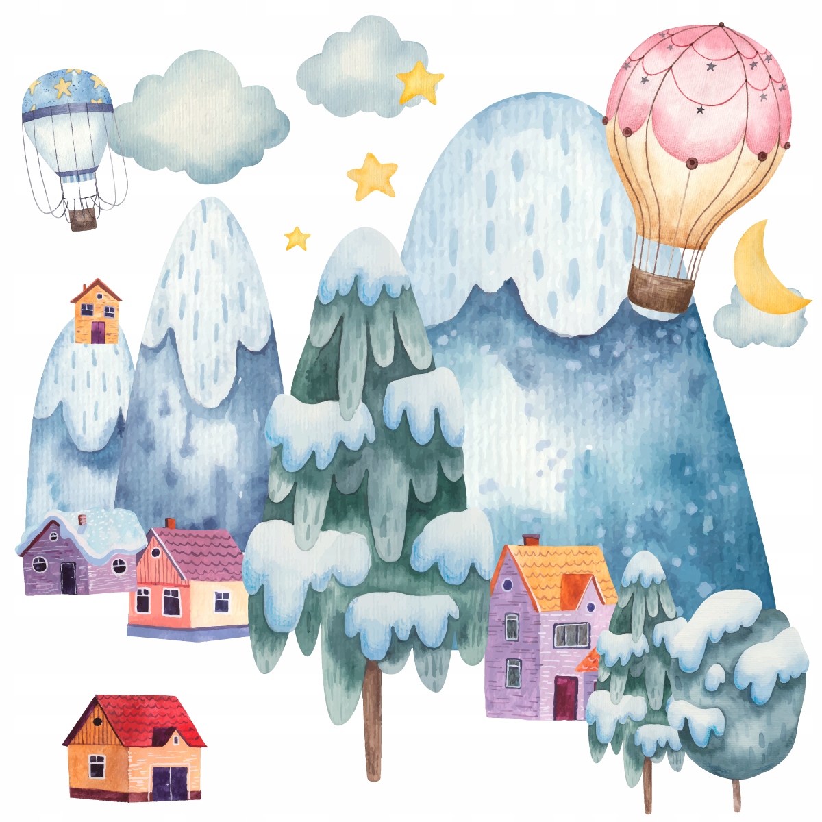 naklejki dla dzieci na ścianę ścienne bajkowe 160