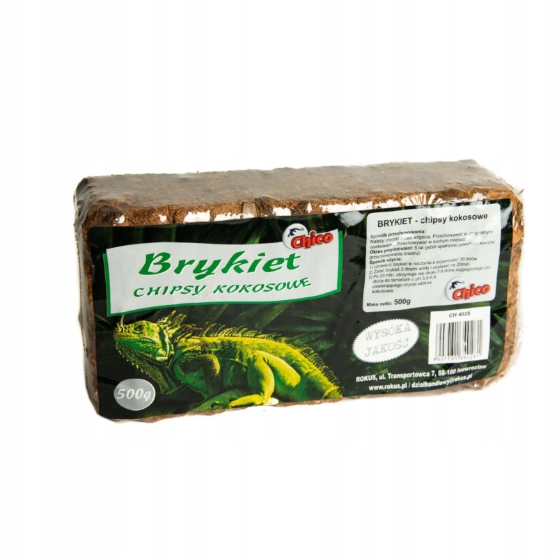 

Chico Podłoże do terrarium Brykiet Chipsy kokosowe