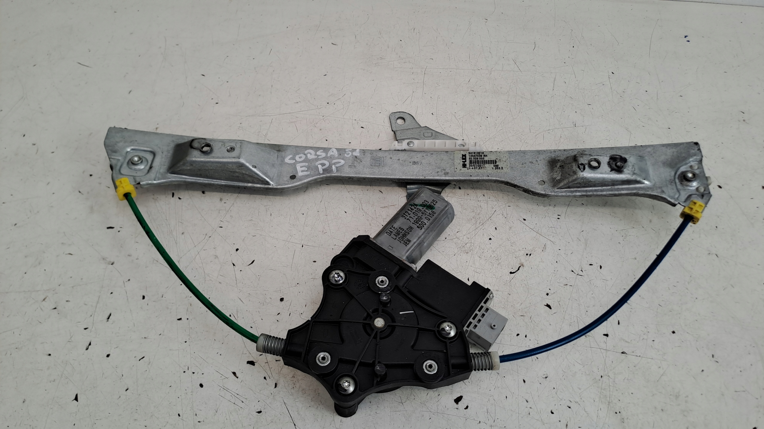 window regulator right front 13447039 Opel Corsa E