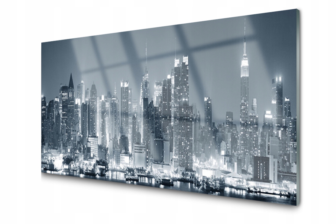 

Panel szklany dekoracyjny Dekor Miasto Domy 100x50