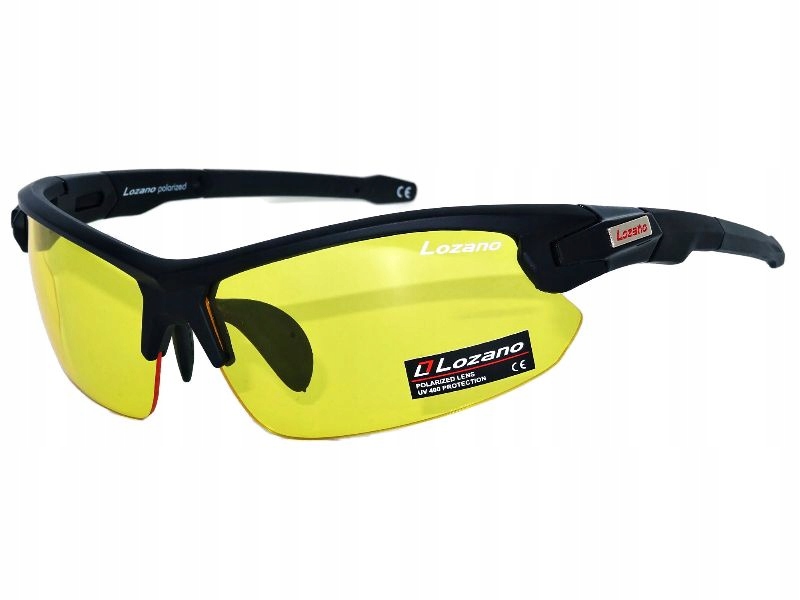 Lozano Polarizační sluneční brýle Vyměnitelné žluté čočky UV400