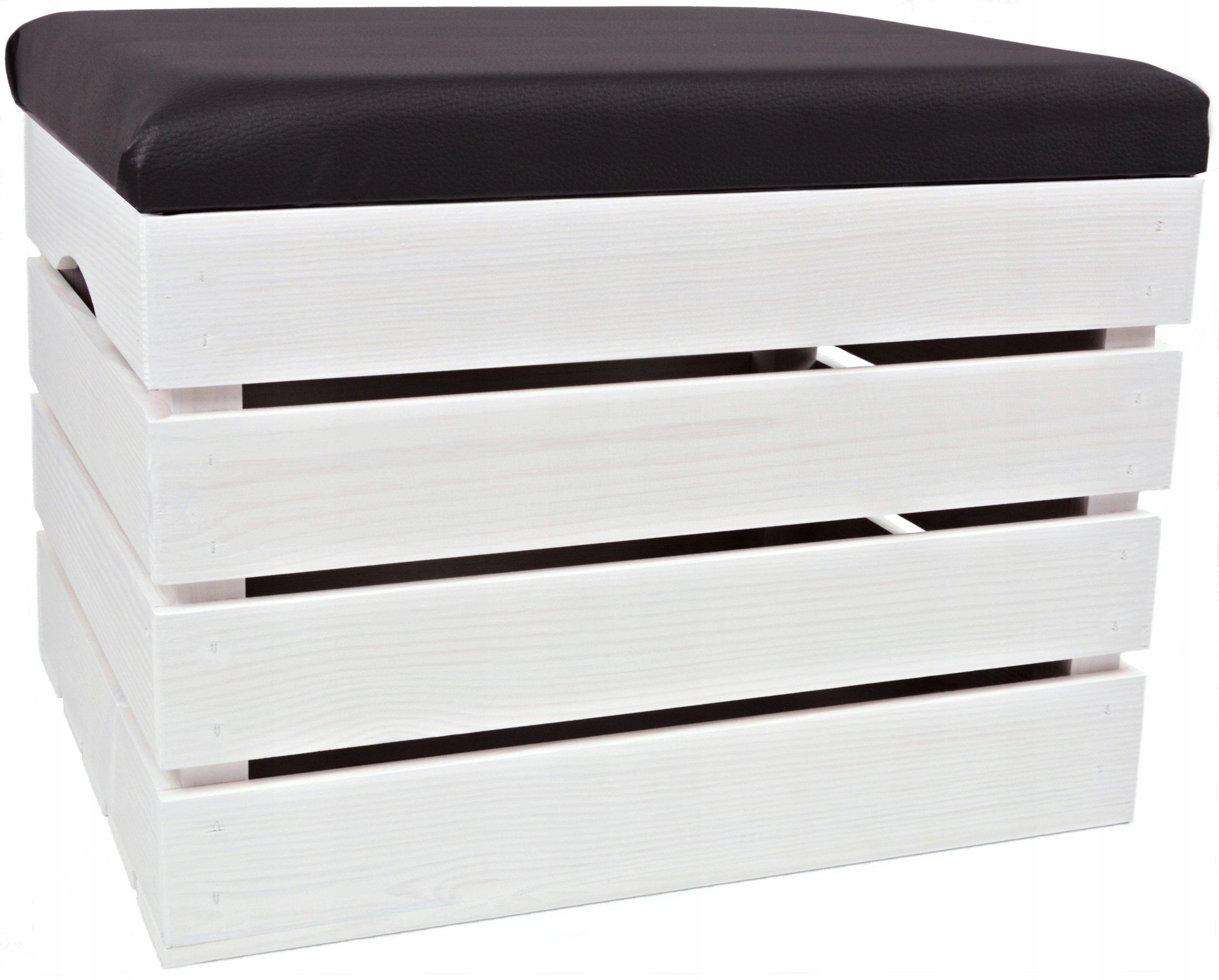 Dřevěná Taburet Skříň Kufřík Malovaná Do Obývacího Pokoje