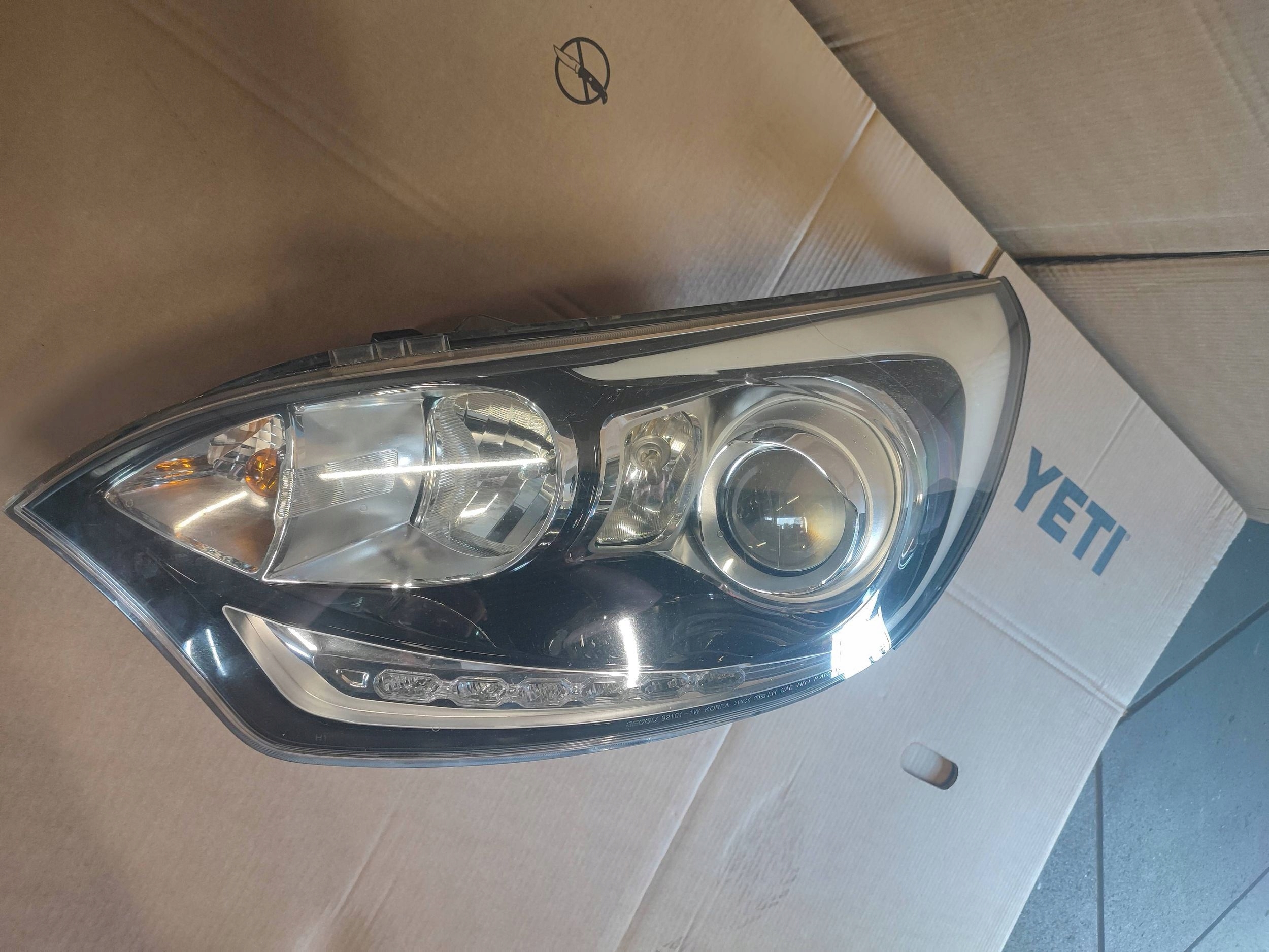 KIA RIO III light front front left lens + LED complete