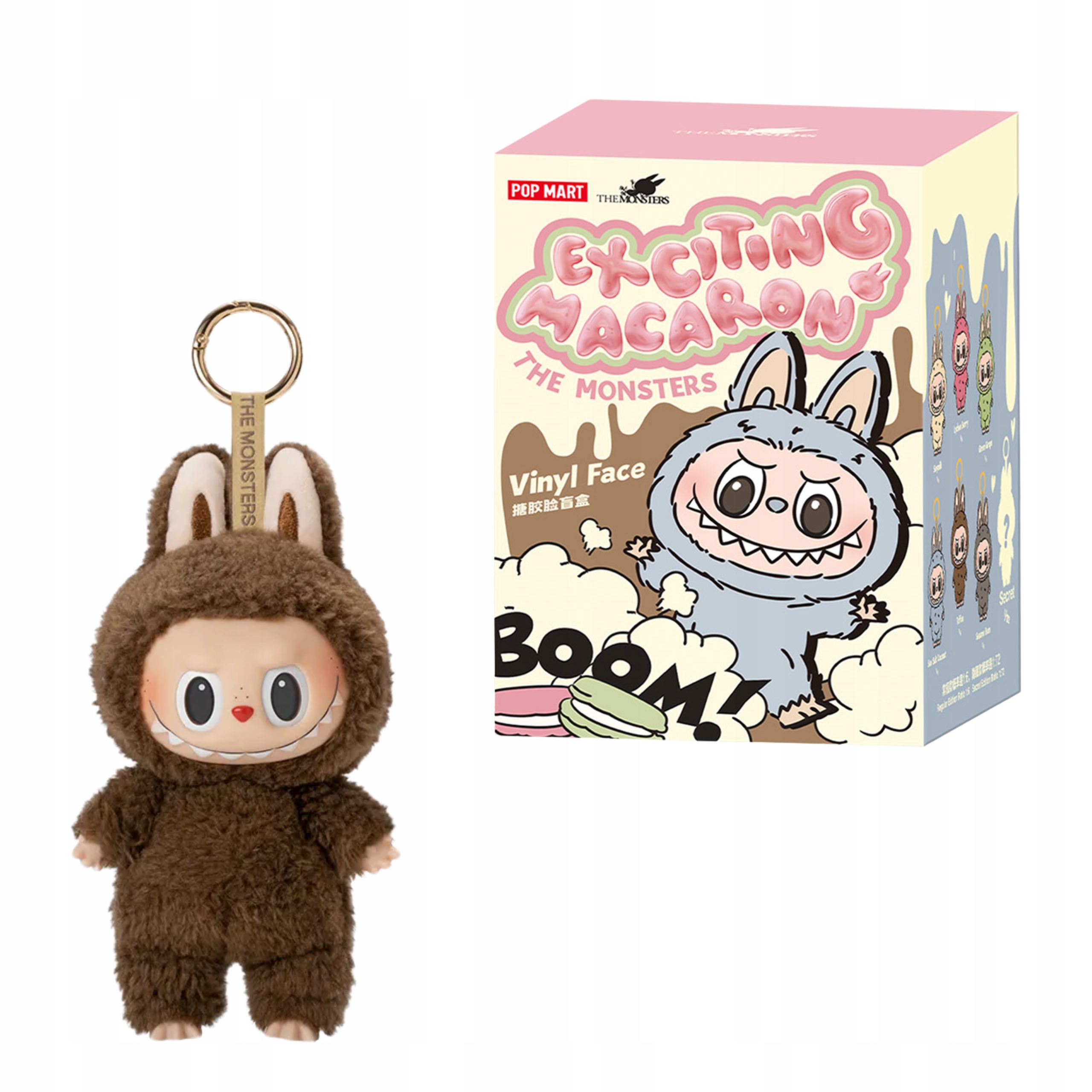 m♡soymilk labubu exciting macaron Pop Mart Labubu The Monsters Exciting Macaron Soymilk Vinyl