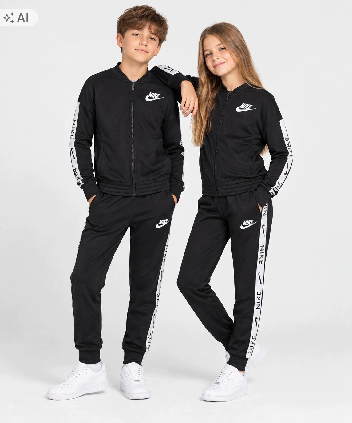 r. L 146-156) Nike Dres Dziecięcy bluza spodnie sportowy modny