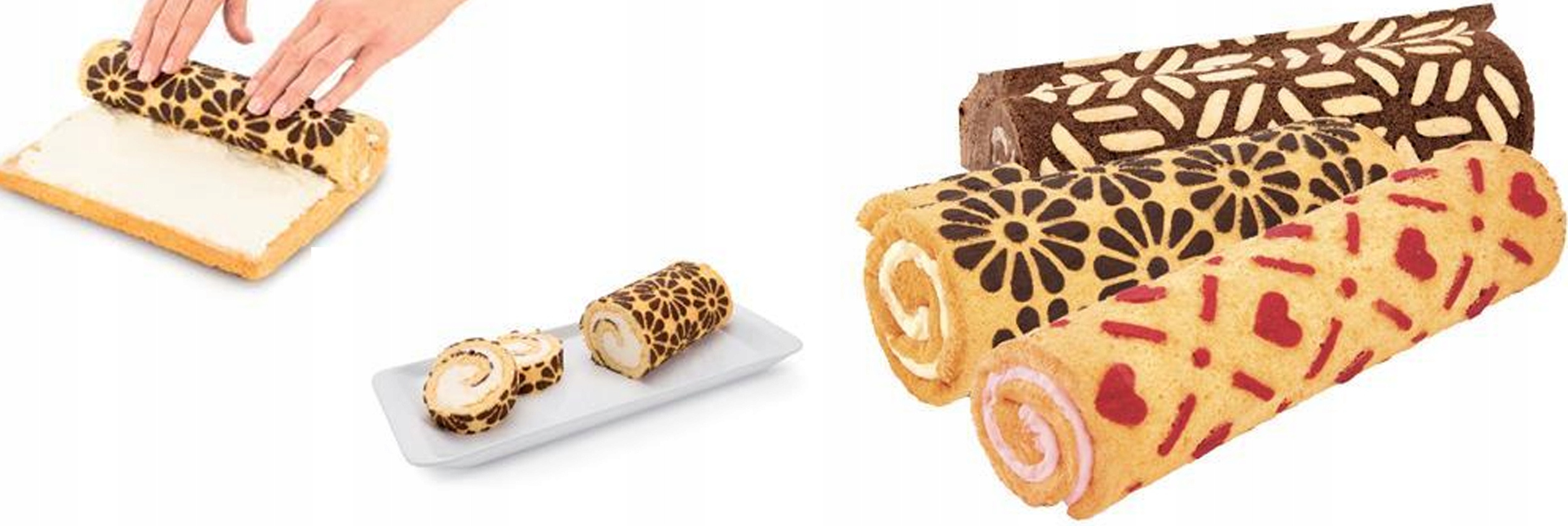 TESCOMA SZABLONY DO DEKORACJI OZDABIANIA ROLAD CIAST DELÍCIA 41x27cm Marka Tescoma