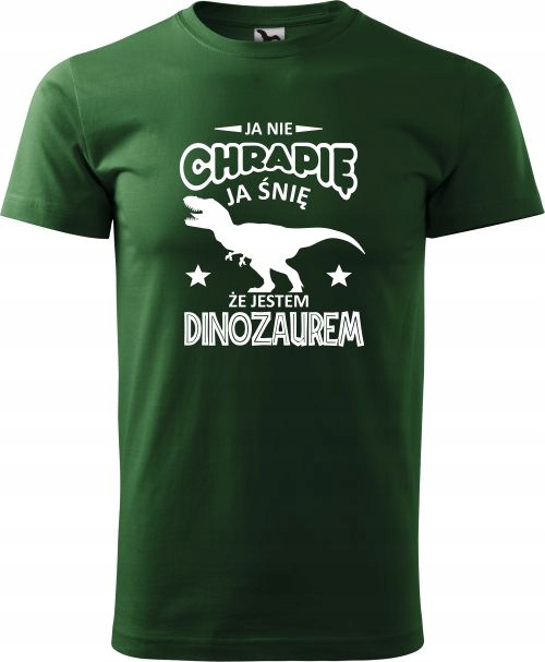 

Śmieszna Koszulka Ja nie Chrapię Dinozaur