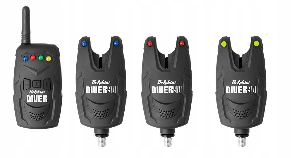 Elektroniczny sygnalizator brań Delphin Diver 3+1