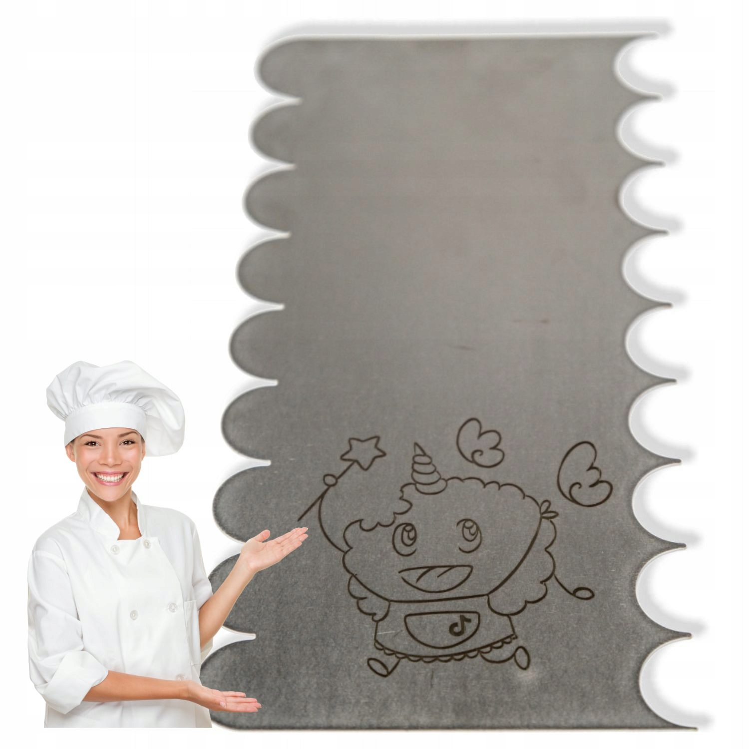 

Skrobka falowana, packa cukiernicza Tortowe Ciocho