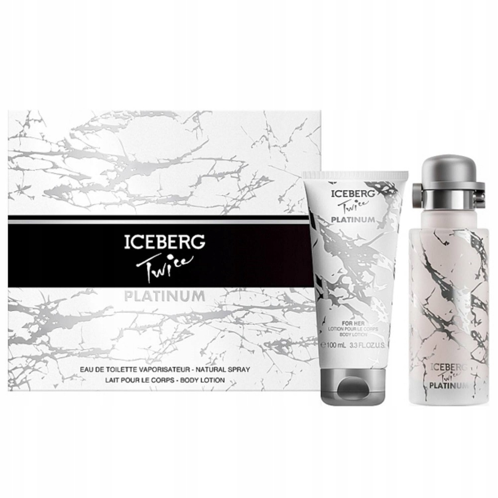Sada dámských parfémů Iceberg Twice Platinum 125 ml balzám 100 ml