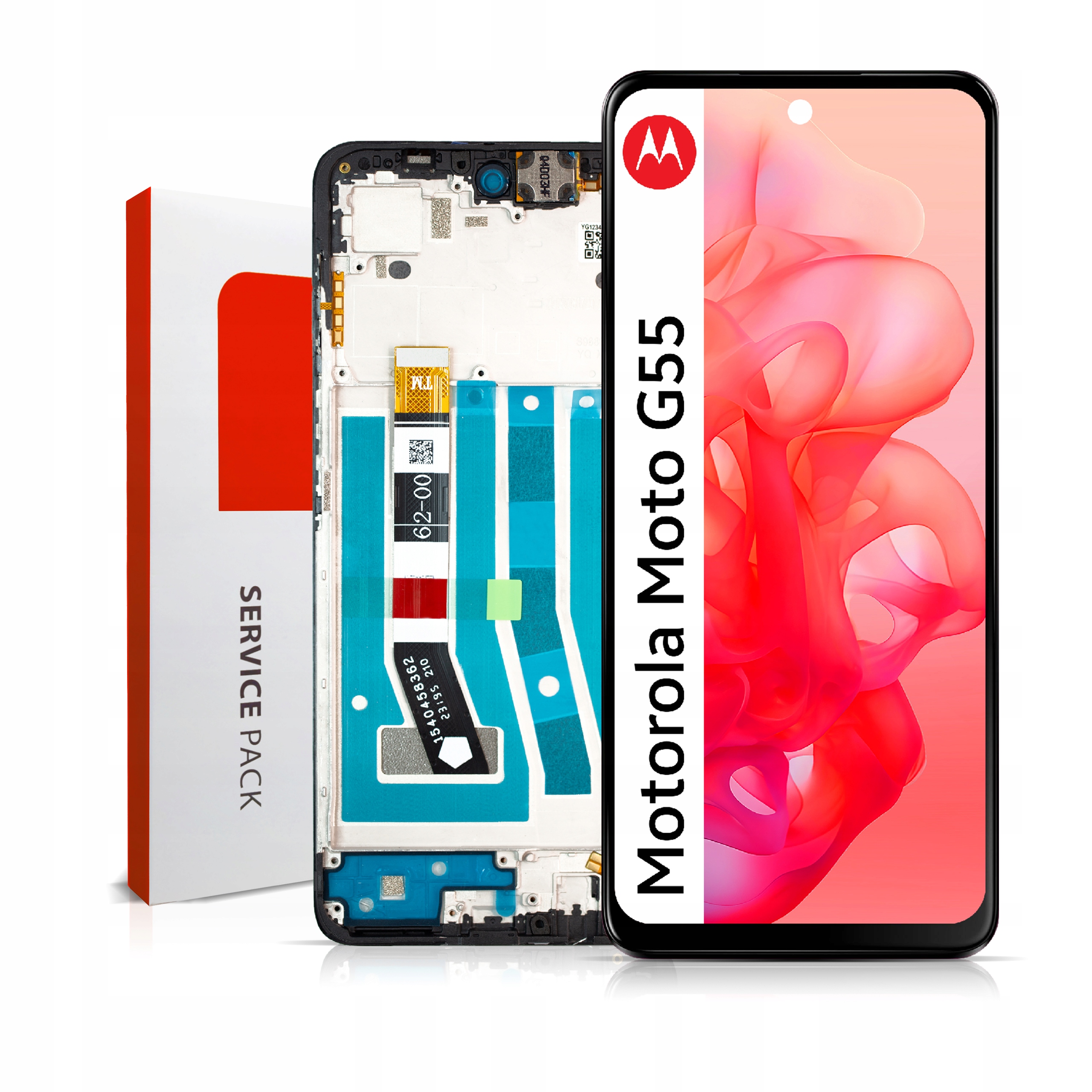 XT2435-2 LCD pro Motorola G55 Service Pack Matrix Originál Zila