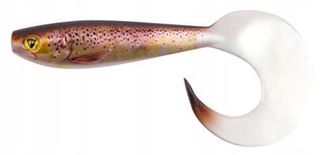 Guma Fox Rage Pro- Grub Brown Trout Natural Finish 8 CM