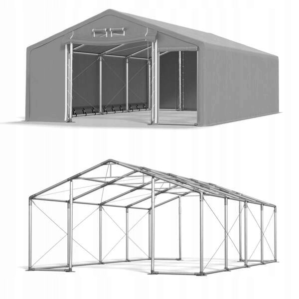 Namiot Budowlany 4x8m Rolniczy DAS 600 WP