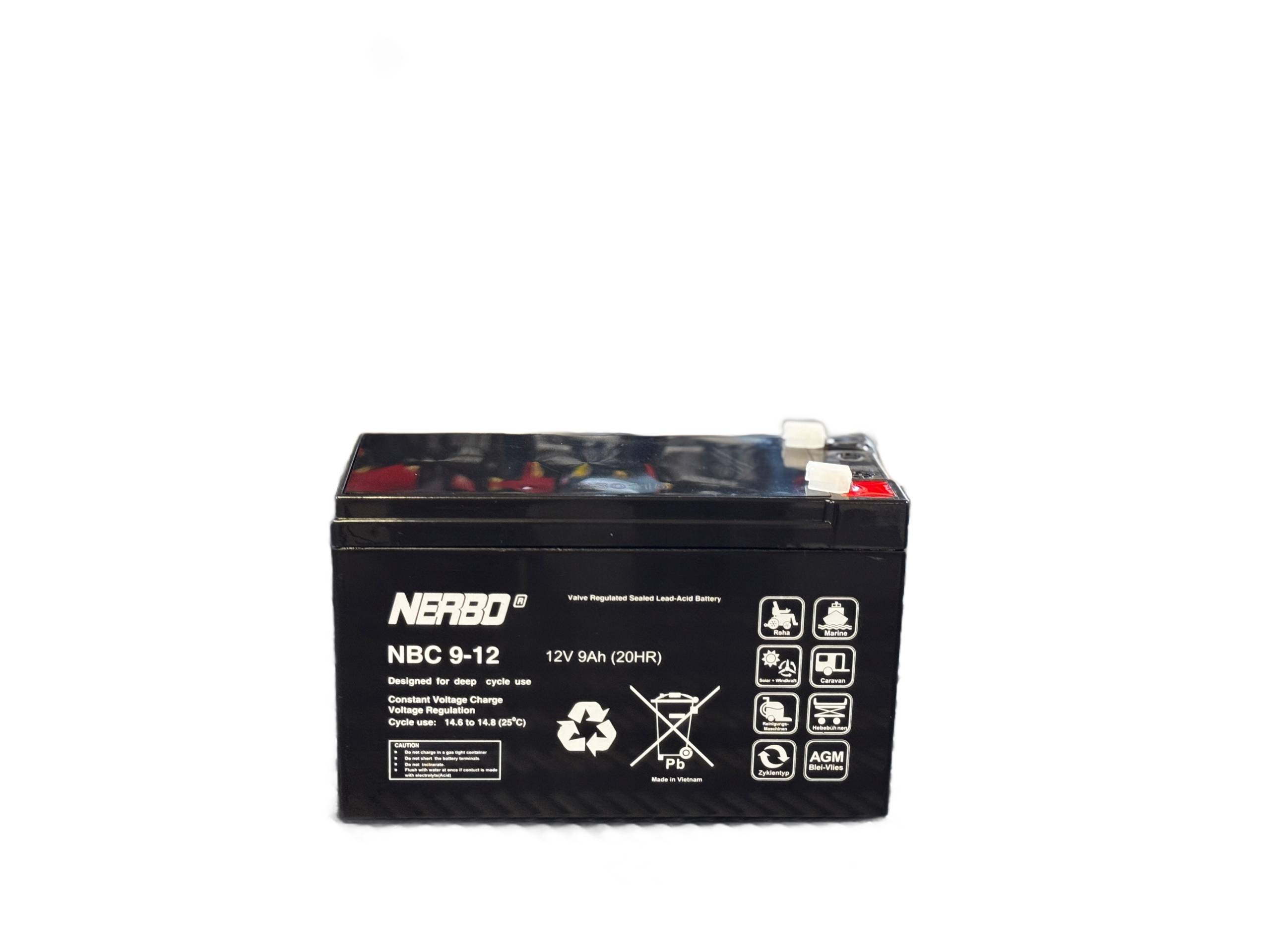 Akumulator Nerbo 12V 9Ah L+ Nbc 9-12