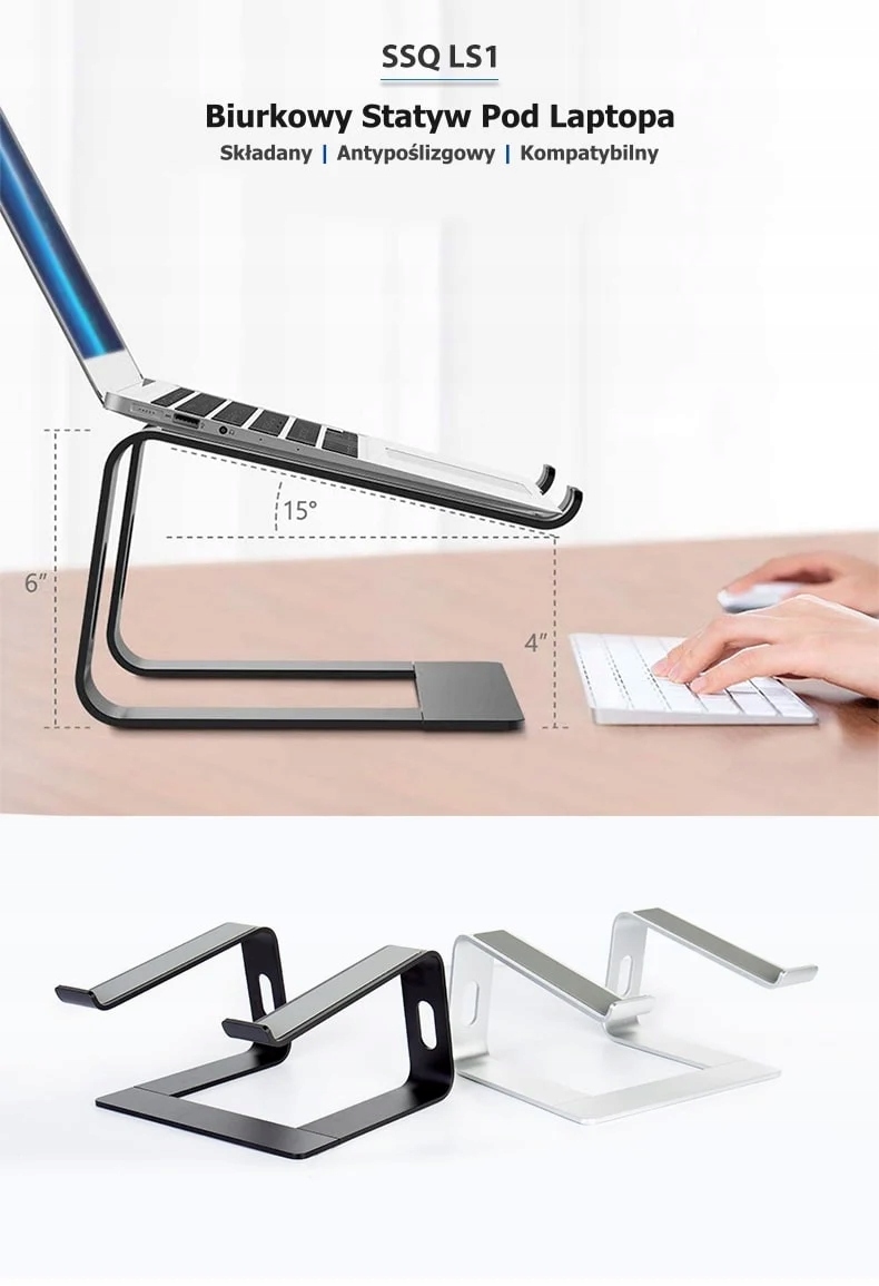 SSQ LS1 - statyw pod laptopa / kontroler DJski Stan opakowania oryginalne