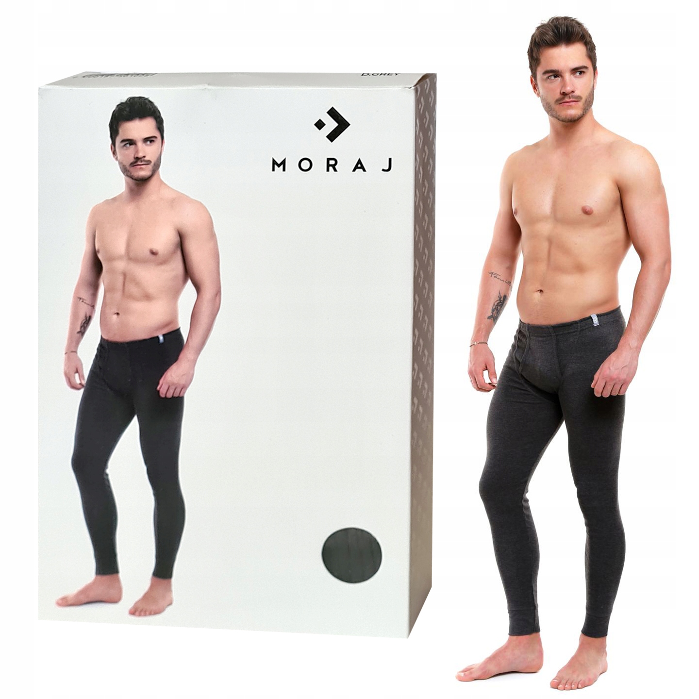 Grube KALESONY MĘSKIE Ciepłe Bawełniane MORAJ r. XXL