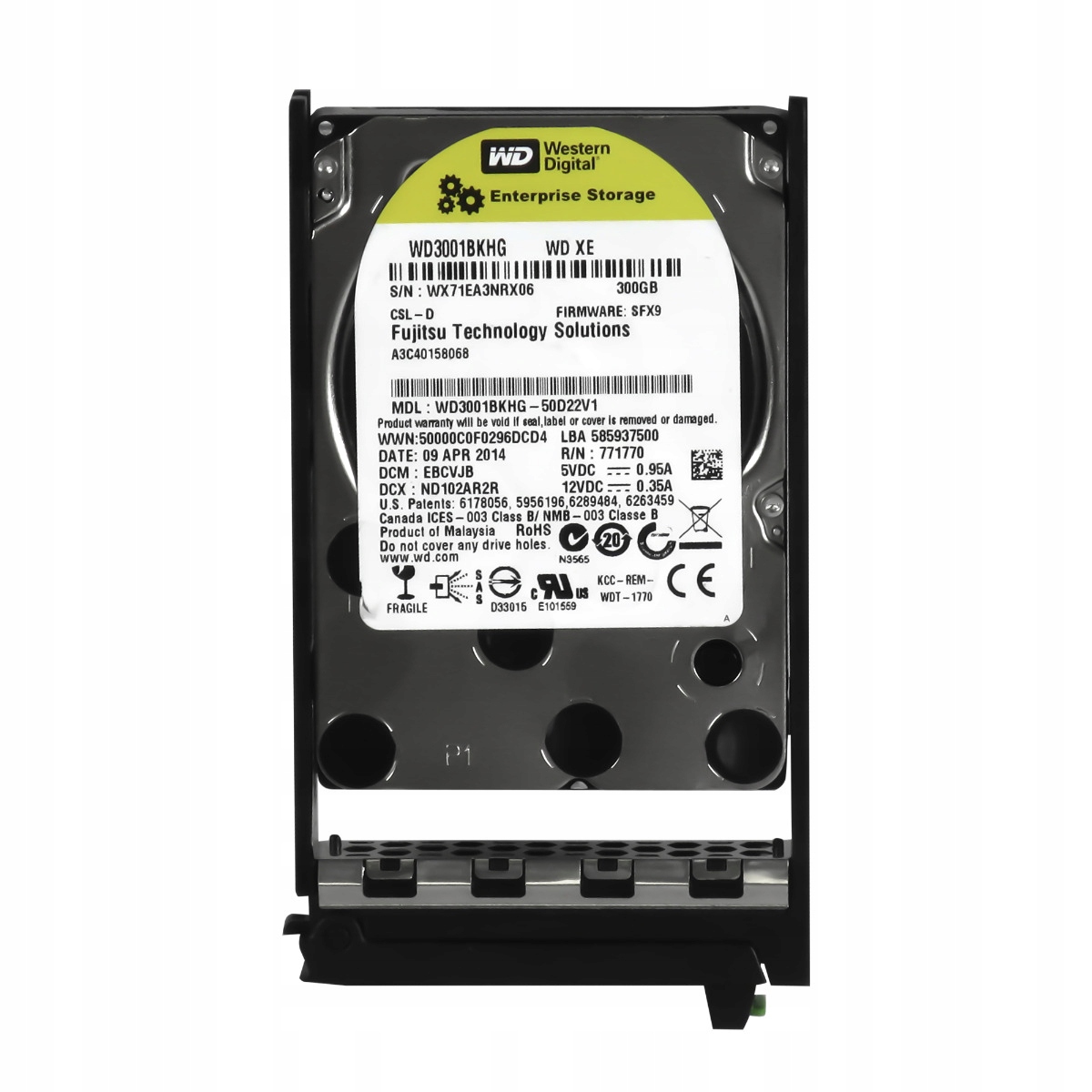 Fujitsu 300GB A3C40158068 10K SAS-2 2.5 WD3001BKHG