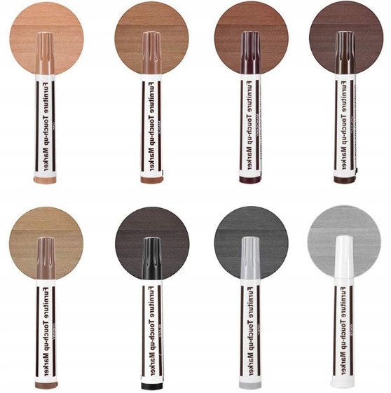 ZESTAW DO NAPRAWY PANELI MEBLI MARKERY WOSKI PISAK DO DRZWI RYS DREWNA Marka MTSidea