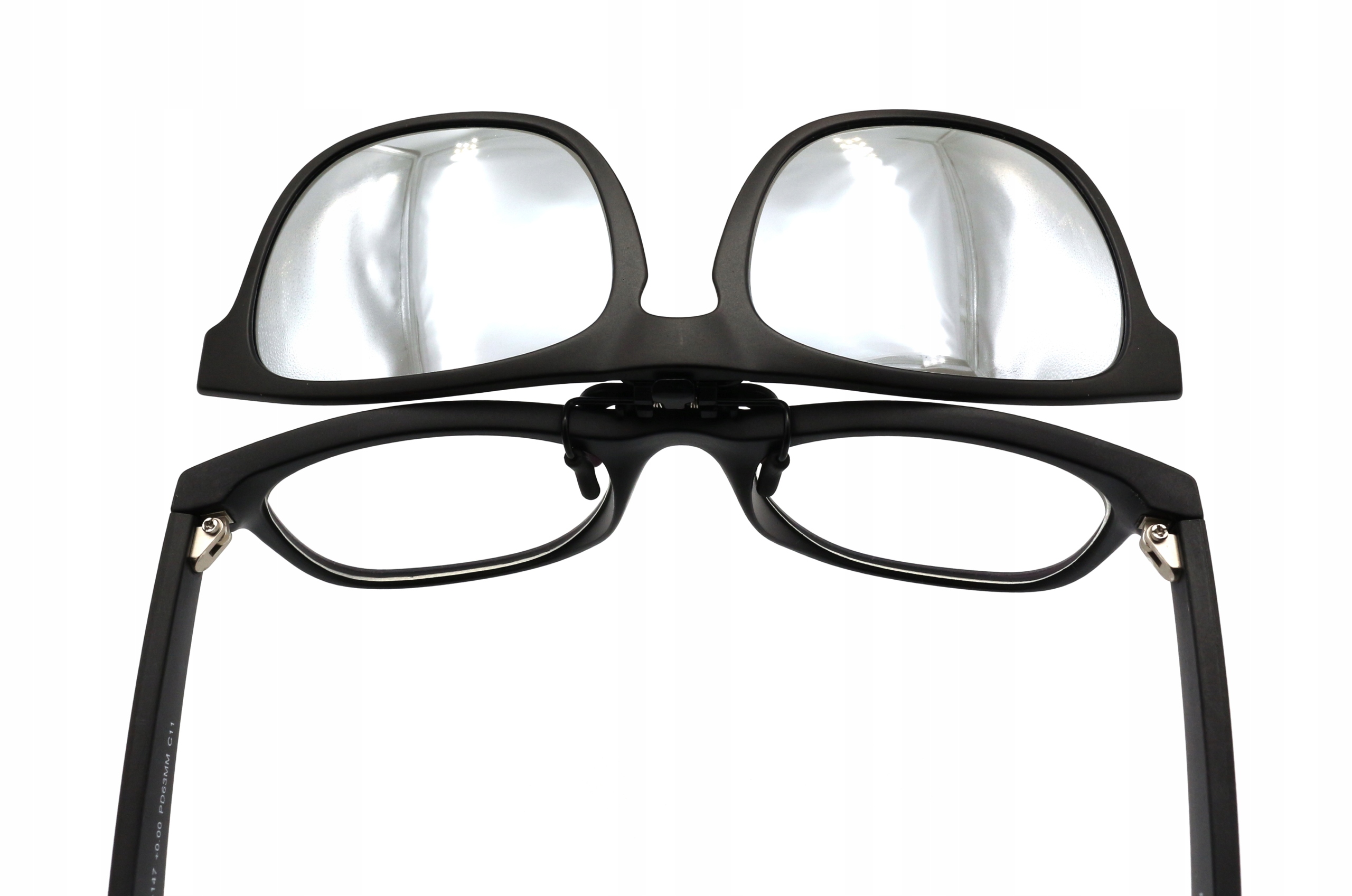 NAKŁADKI PRZECIWSŁONECZNE NA OKULARY Z POLARYZACJĄ Materiał oprawki plastik