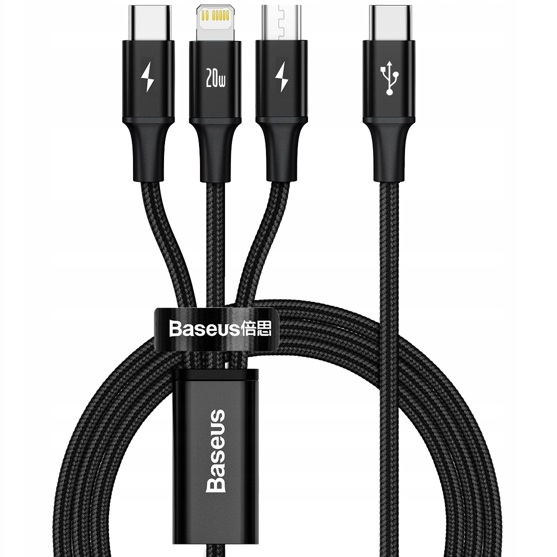 

Baseus Kabel 3W1 Usb-c Micro Lightning Type-c 20W