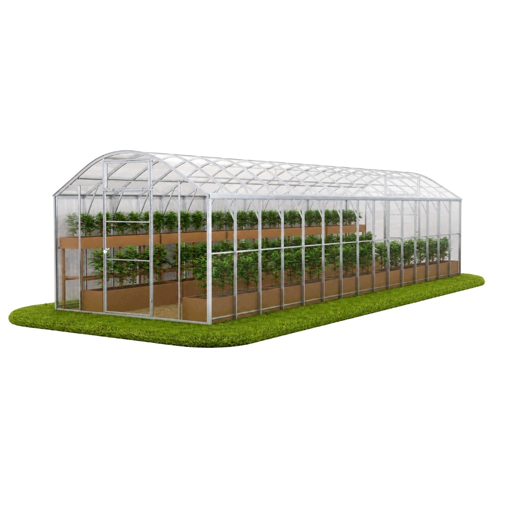 Szklarnia z poliwęglanu Domek Plus 3x10 m profile 40x20 poliwęglan 4mm