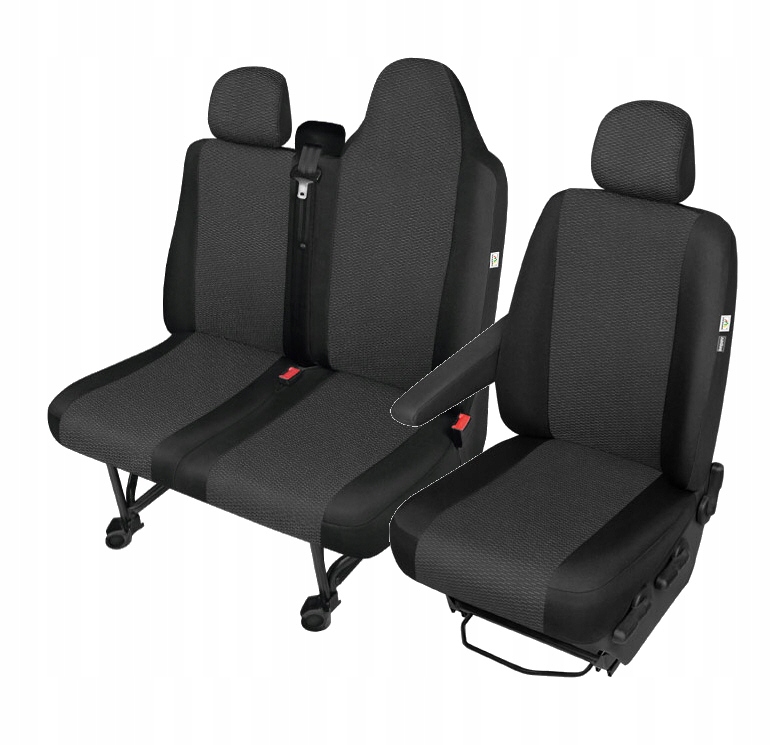 Renault Trafic III predné kryty s 3 miestami na mieru Premium