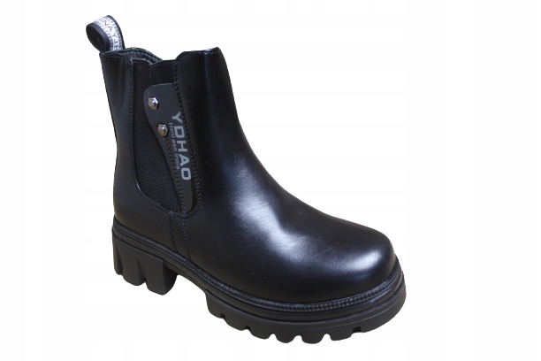 BUTY BOTKI KOZAKI PÓŁBUTY DZIEWCZĘCE CLIBEE ROZ. 37