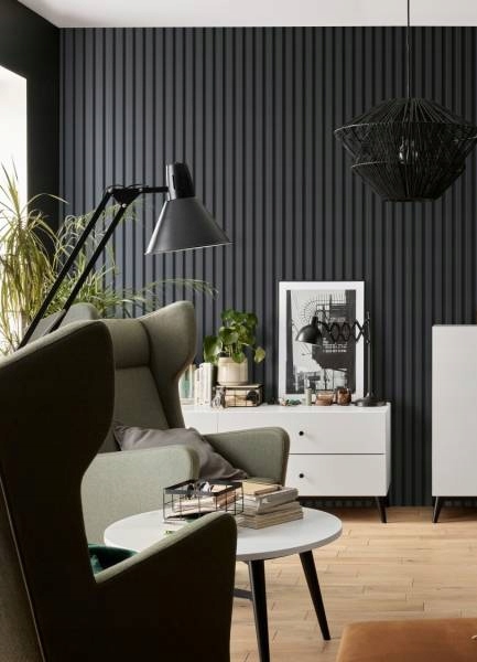 Panele ścienne Gotowe LAMELE Linerio L ANTRACYT Długość 265 cm