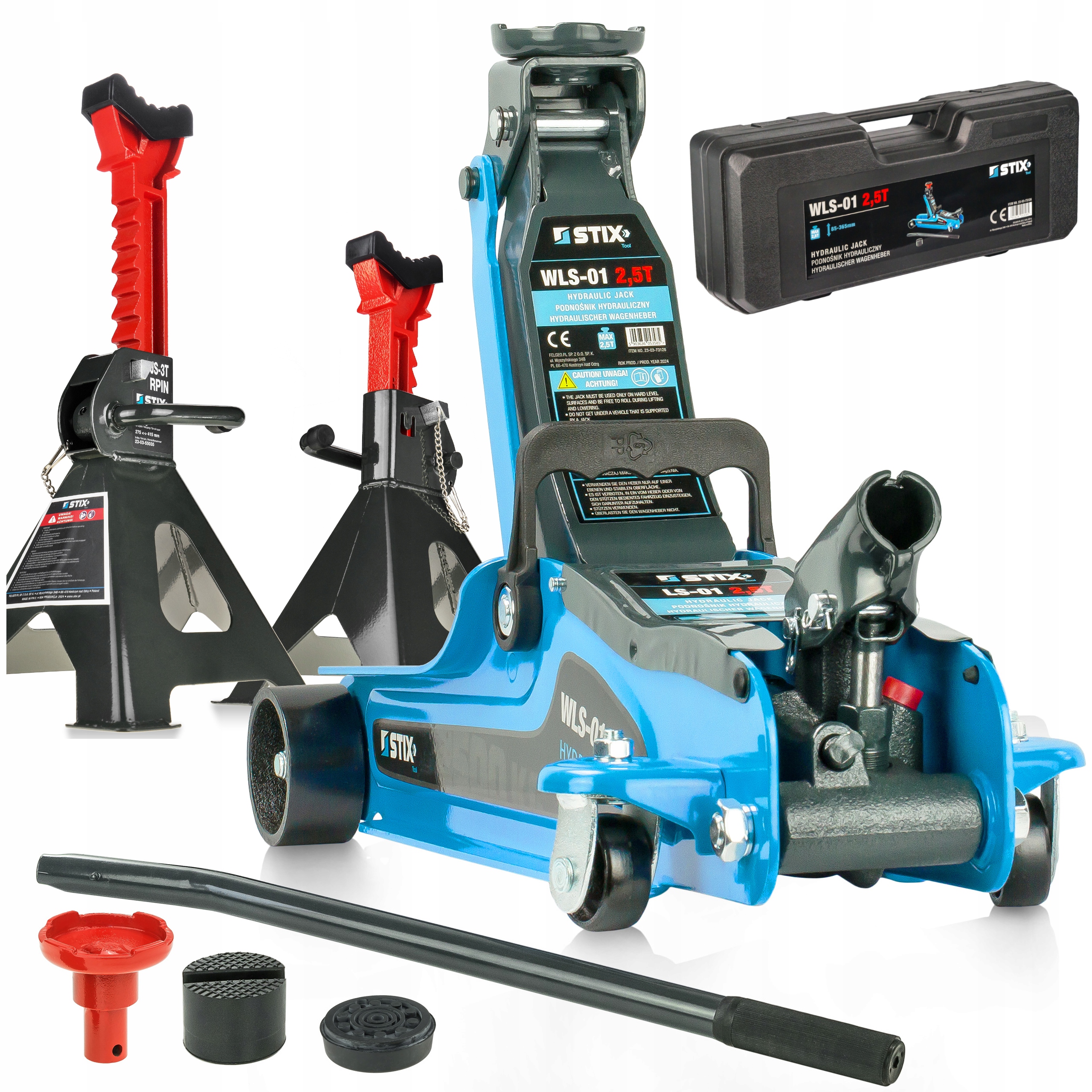 PODNOŚNIK NISKOPROFILOWY ŻABA LEWAREK 2,5T KOBYŁKI SAMOCHDOWE 3T PIN GUMA