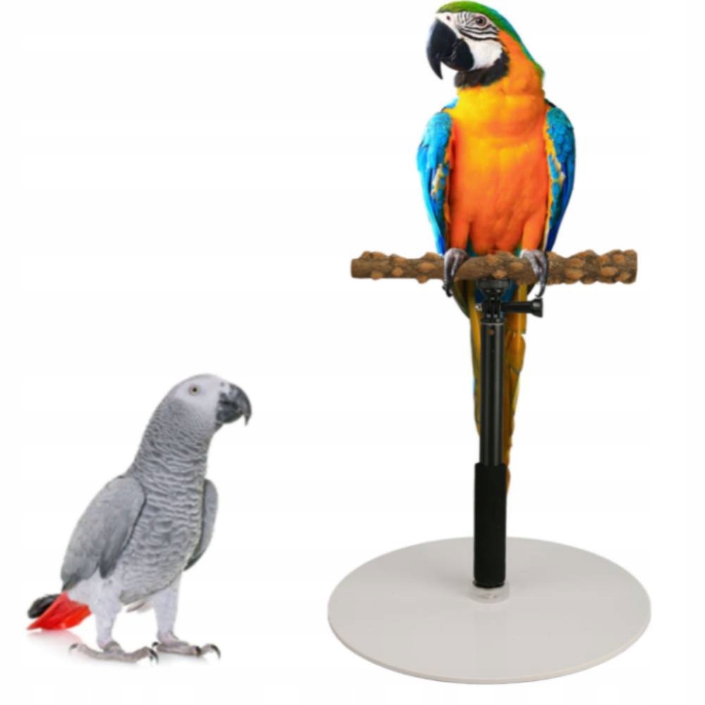 Levně Žerď Stojící Prut Okoun Pro Ptáky Papoušky Regulace 30-94 CM