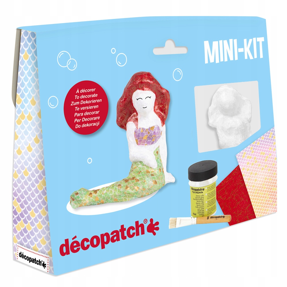 Kreativní Set pro dítě Komplet mini „Syrenka“ 3,5 x 19 x 13 Decopatch