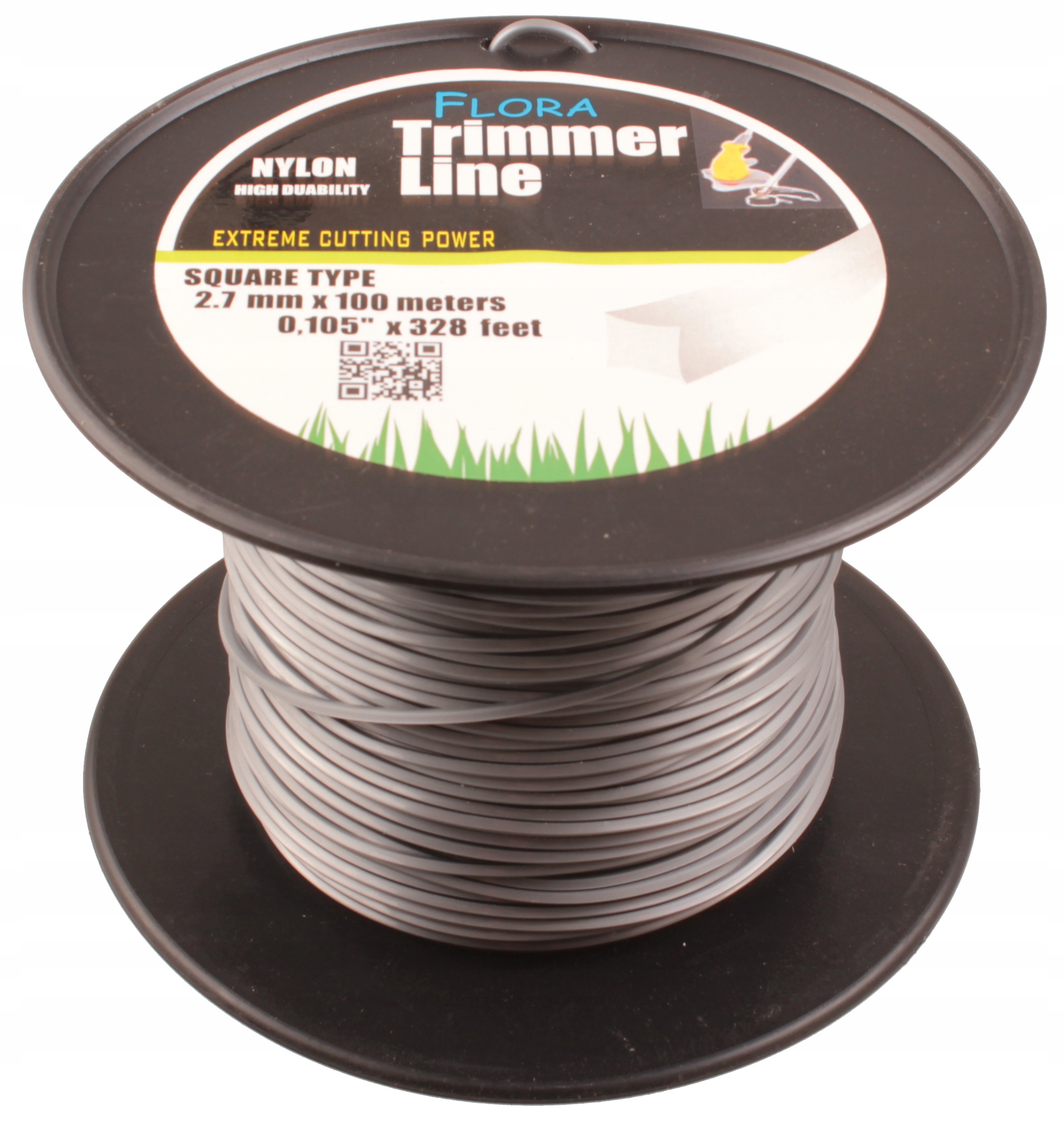 

Żyłka tnąca do kosy wykaszarki 2.7 mm 100m szpula