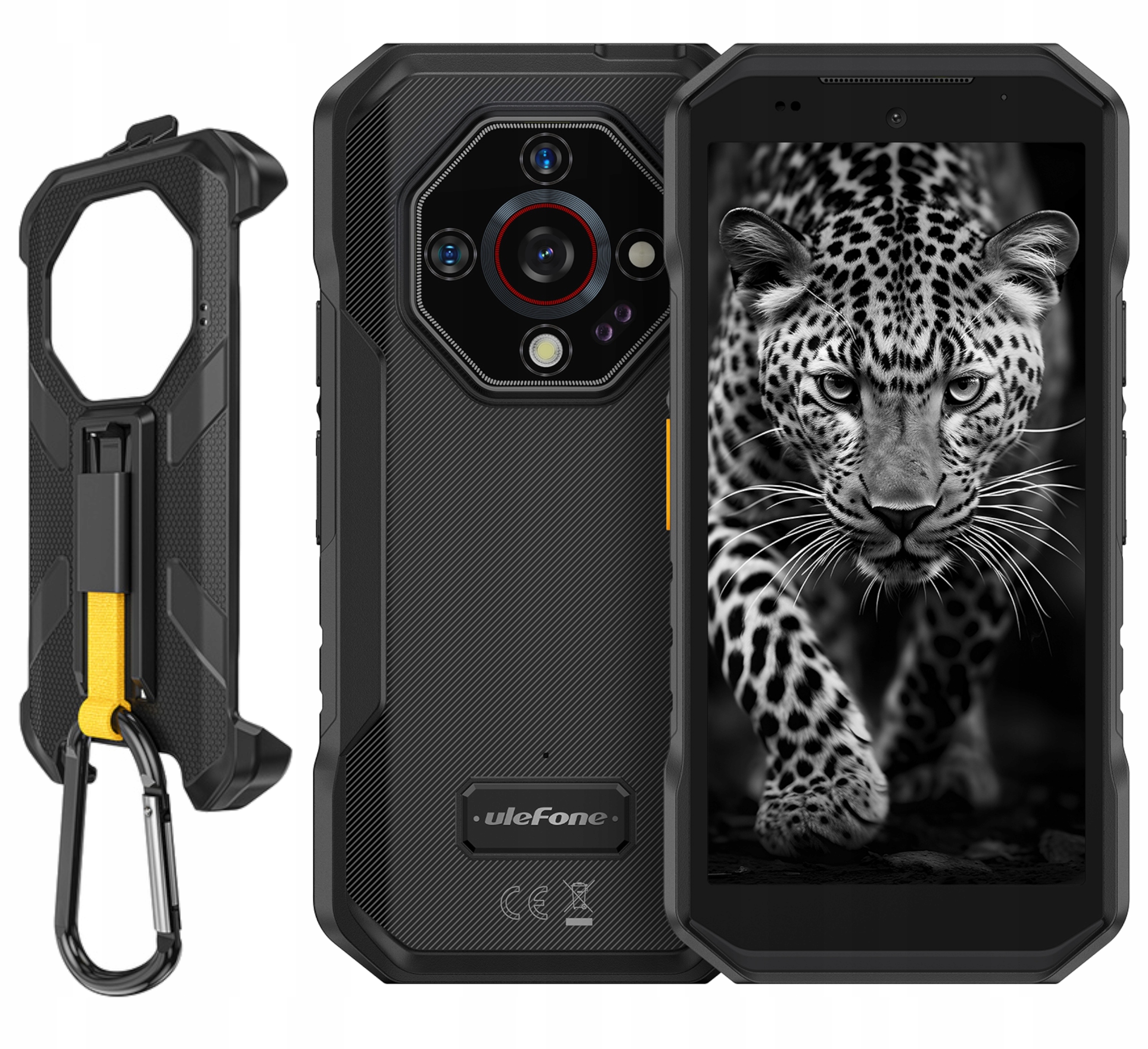 Armor X32 Pancerny Smartfon Ulefone 6GB 128GB Noktowizja Czarny Etui