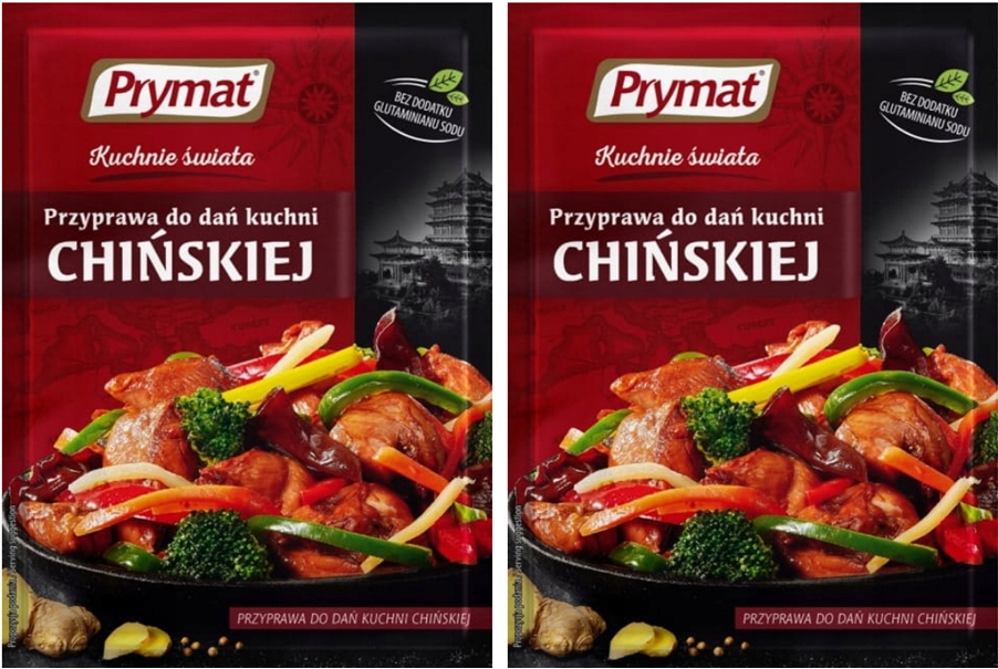 2 x PRZYPRAWA PRYMAT DO DAŃ KUCHNI CHIŃSKIEJ 25G