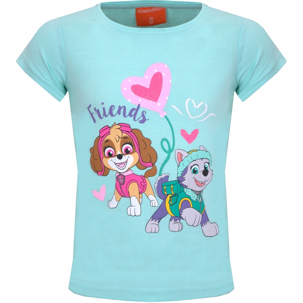 

T-shirt Psi Patrol Skye Everest turkus 122