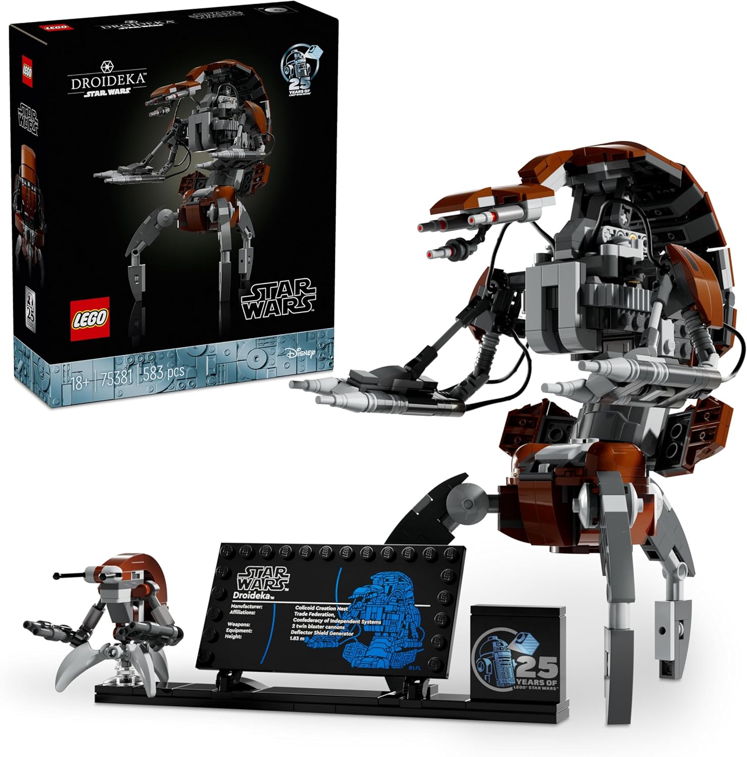 Lego 75381 Star Wars Droideka Sada Na Stavění Dekorace Hračka