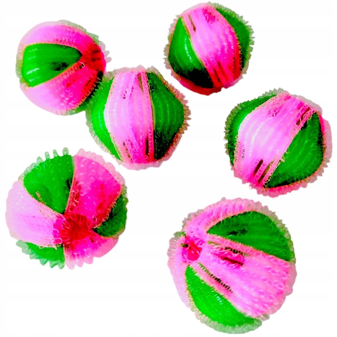 Kule Do Prania Piłeczki Kulki Przeciw Sierści Kłakom Włosom Zestaw 6 Sztuk