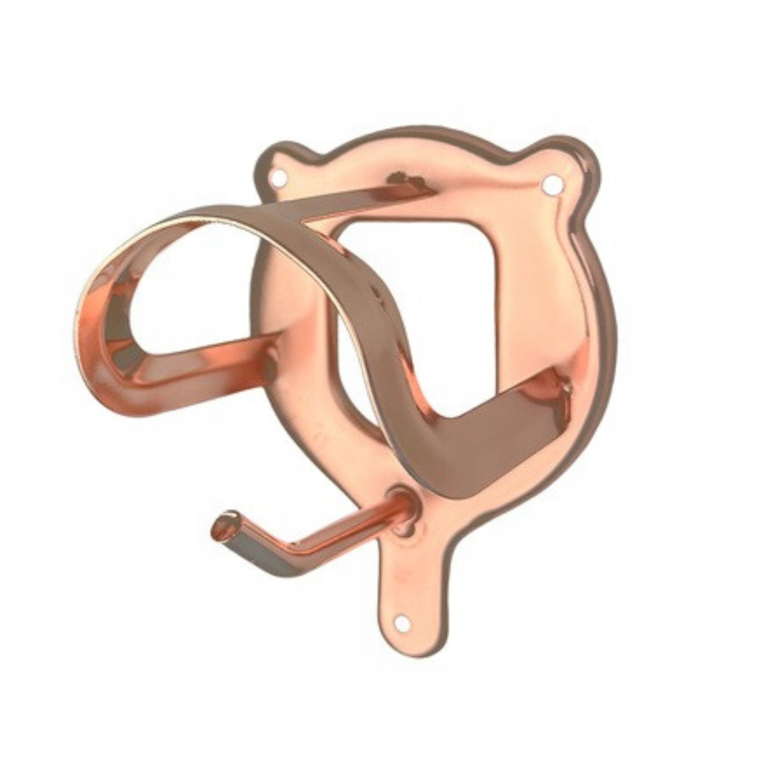 Wieszak Na Ogłowie Metalowy Mocny Uchwyt Do Stajni Rosegold