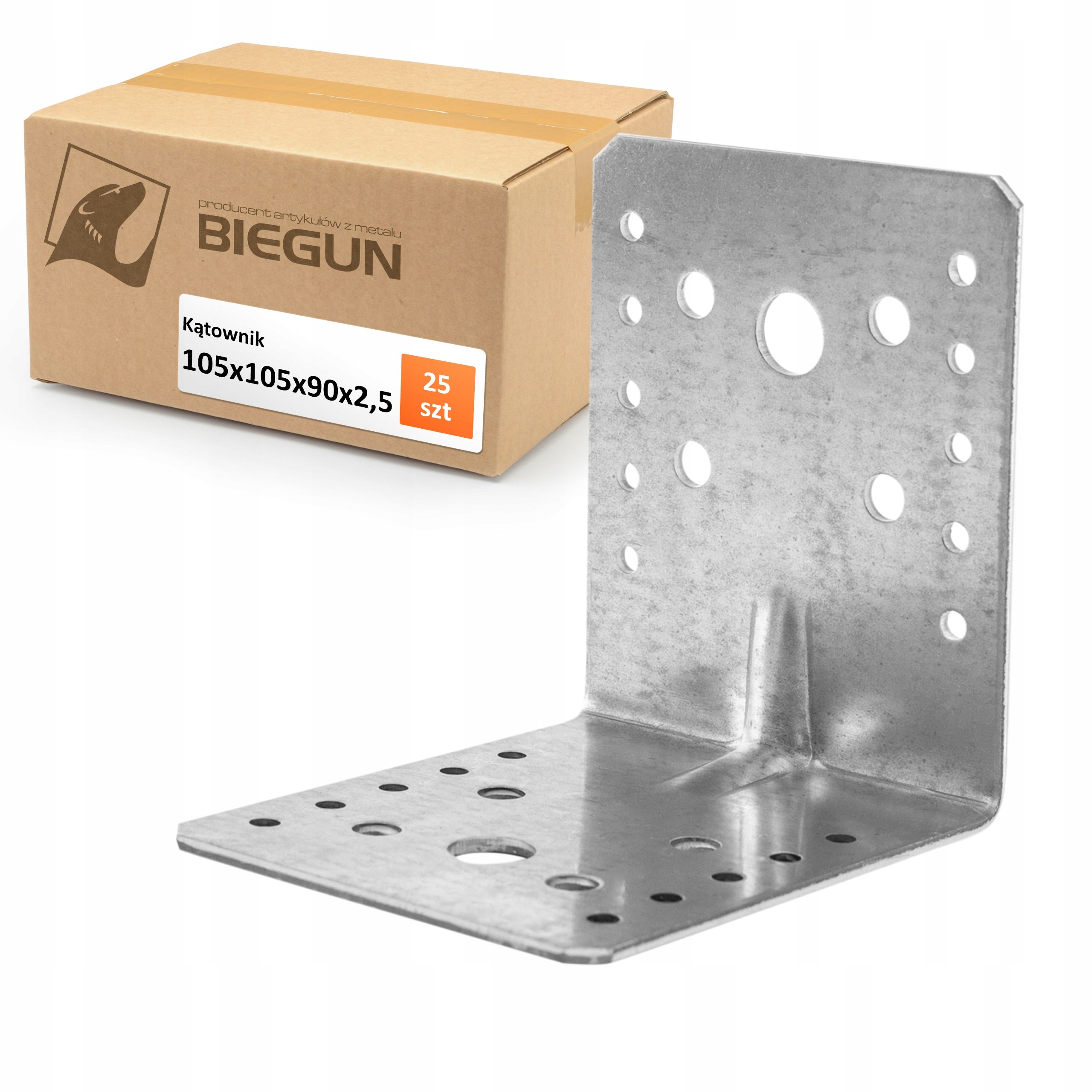 25x Tesařský Úhelník 105x105x90x2,5 Montážní Spojka Na Dřevo