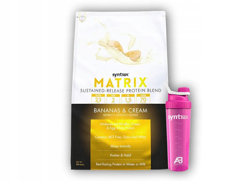 Matrix 2270g Láhev AeroBottle Primus Crystal 800ml bananas cream