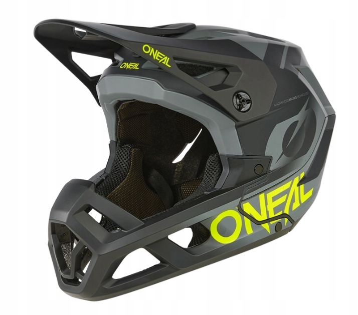 O'neal SL1 Strike Black Šedá lehká Mtb cyklistická přilba na koloběžku Xs (53-)