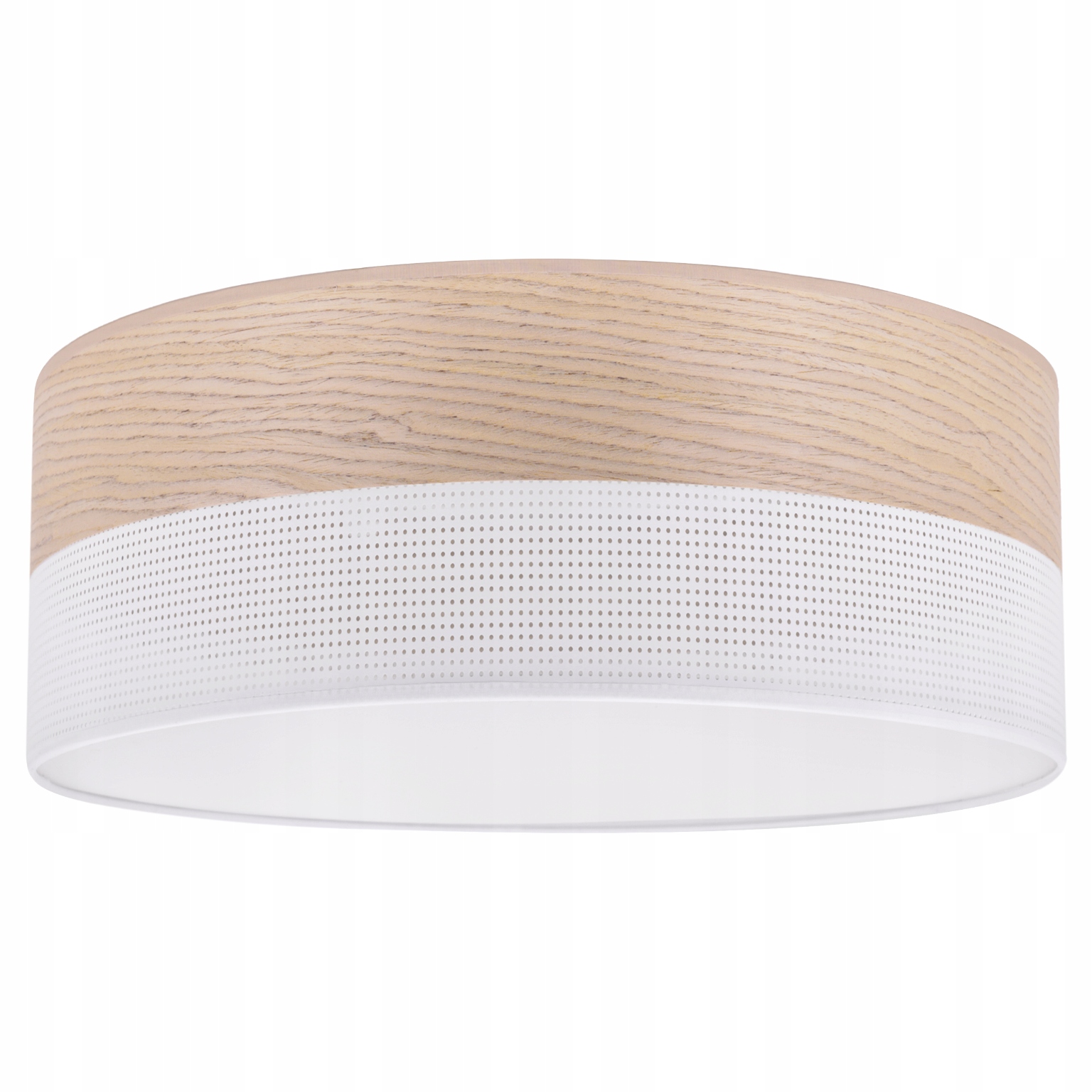 Stropná Lampa Stropné Svietidlo Závesná Luster 40CM Dubová Dyha Prírodná Loft